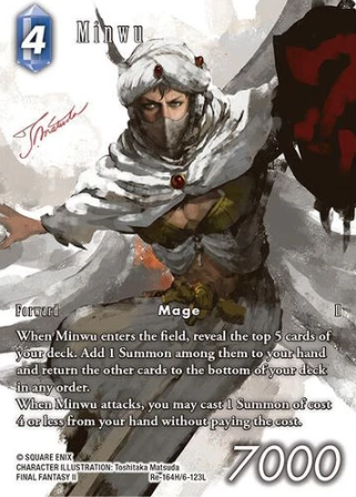 Minwu / Minu — Final Fantasy TCG