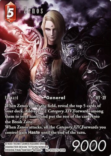 Zenos — Final Fantasy TCG